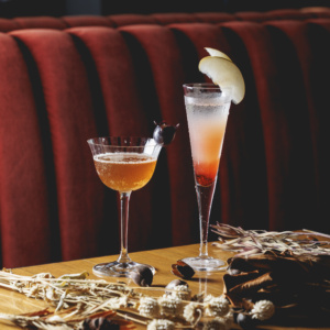Autumn-themed cocktail